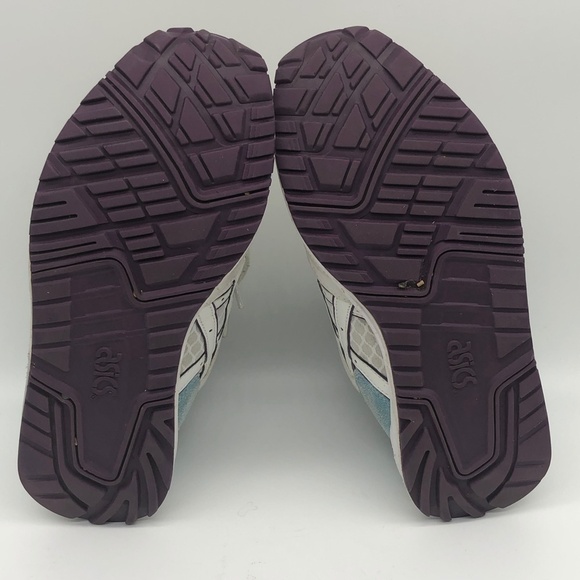 Asics Shoes Women's 8 Gel Saga Walking White Blue Casual Sneakers - Picture 8 of 8